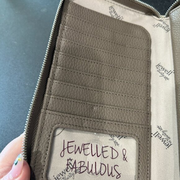 Jewel by Thirty One Snake Skin Wallet/Clutch Purse - Picture 3 of 9